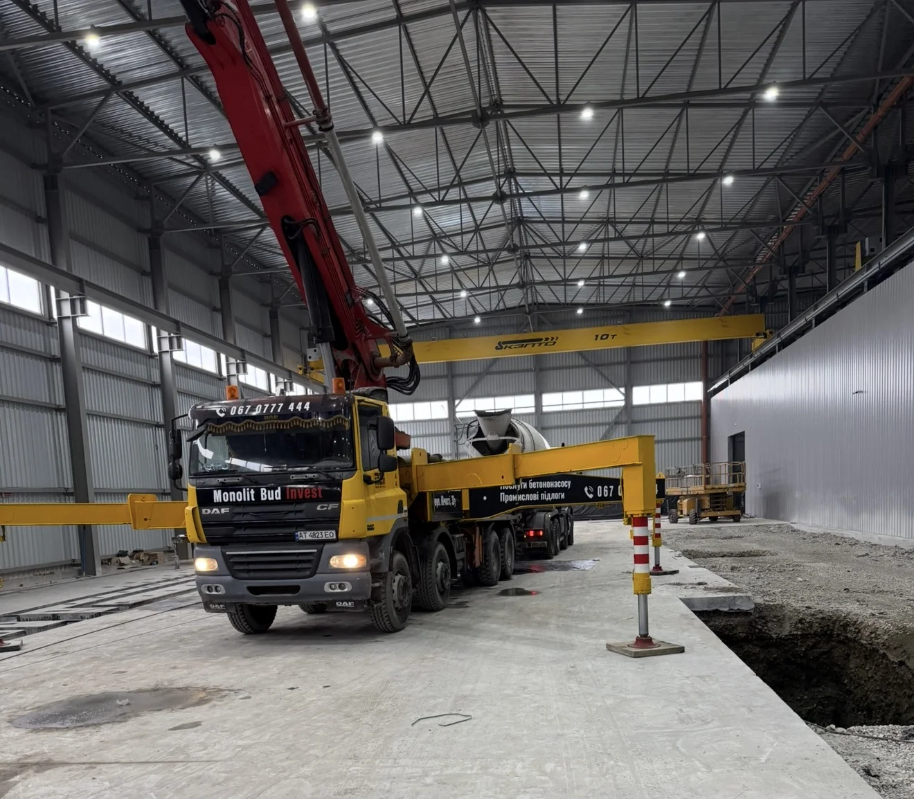 Автобетононасоса Івано-Франківськ 43м